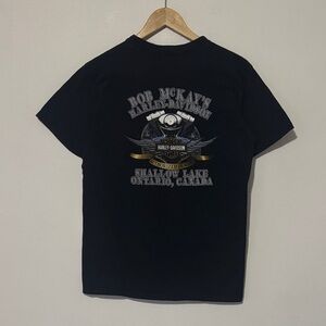 Vintage Harley Davidson T-Shirt / Bob McKays Shallow Lake / Year 2000